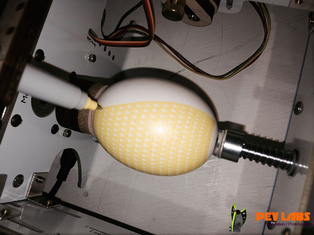 Eggbot CNC Drawing on Egg