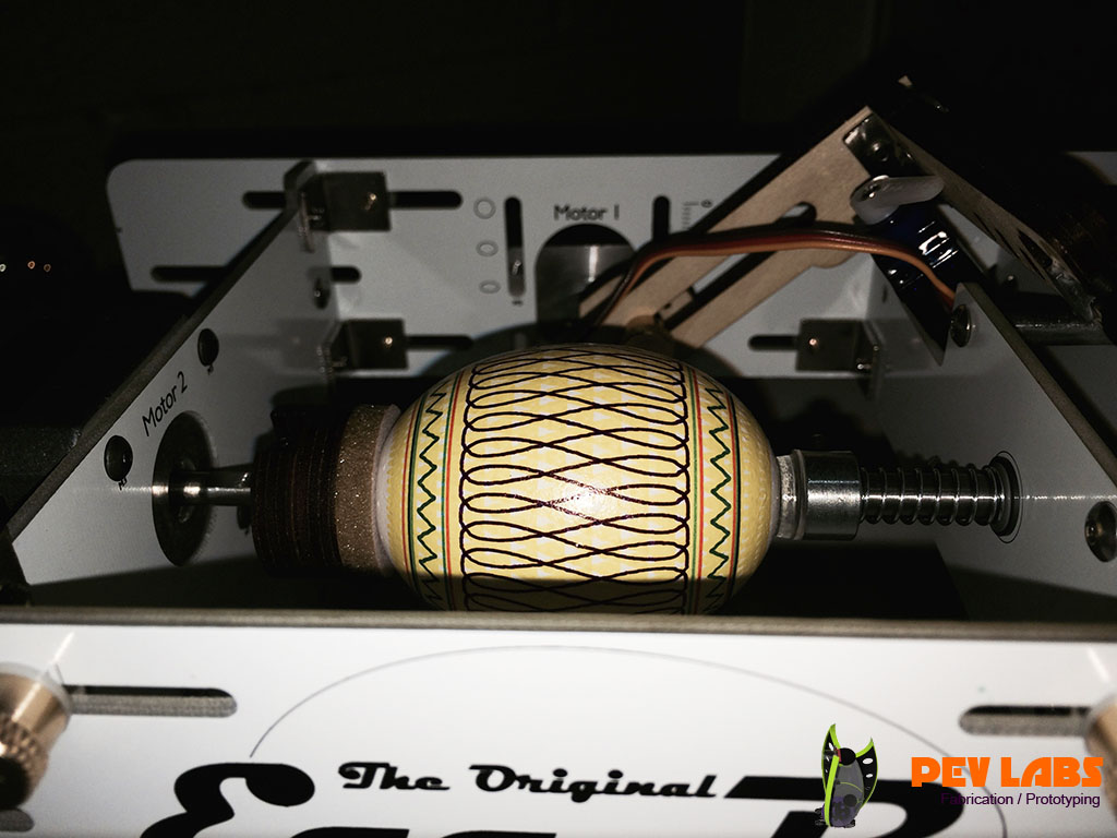 Egg-bot CNC Egg Closeup Egg-bot CNC Egg Closeup