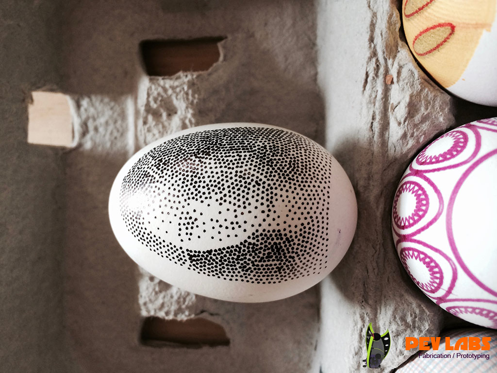 Eggbot Pointillist Mona Lisa Egg Eggbot Pointillist Mona Lisa Egg