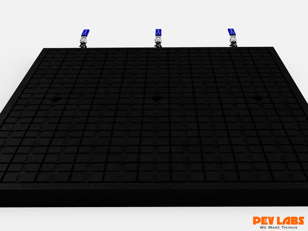 Vacuum Table Front View Vacuum Table Front View