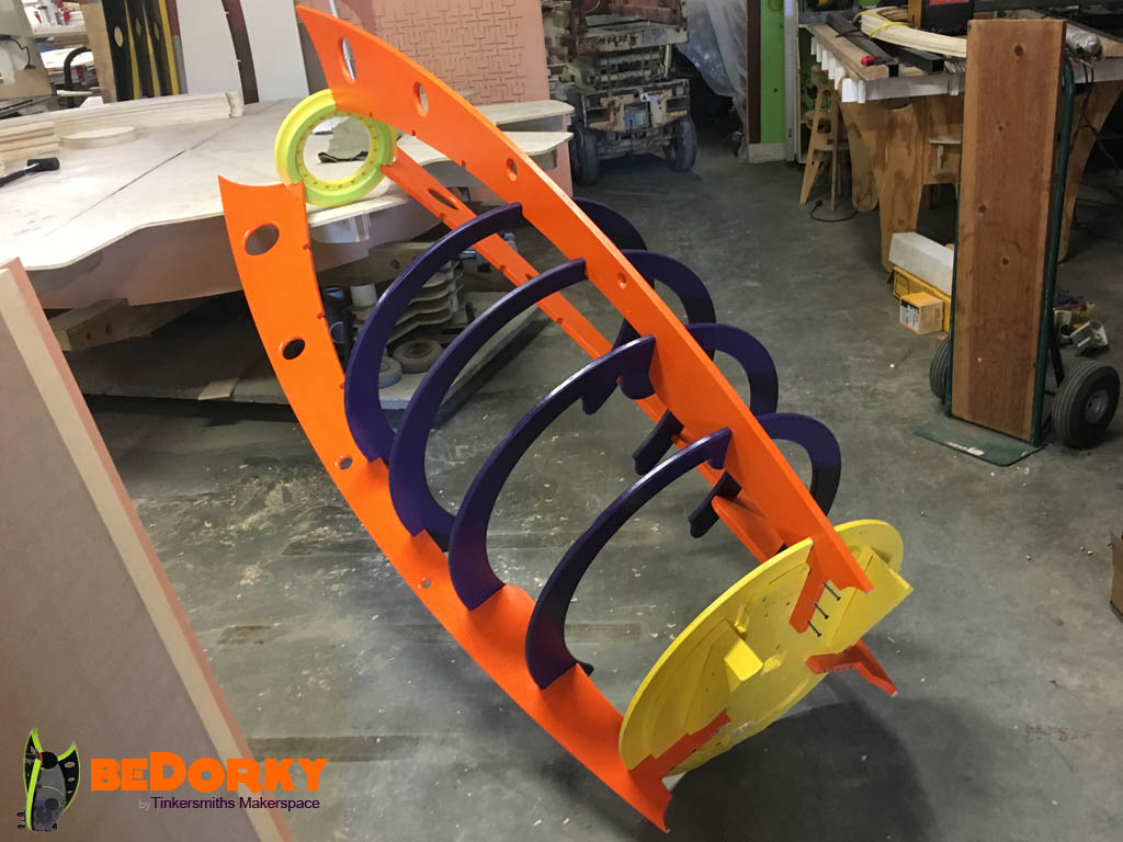 Assembling the Dorkpod Skeleton in Charlottesville Virginia