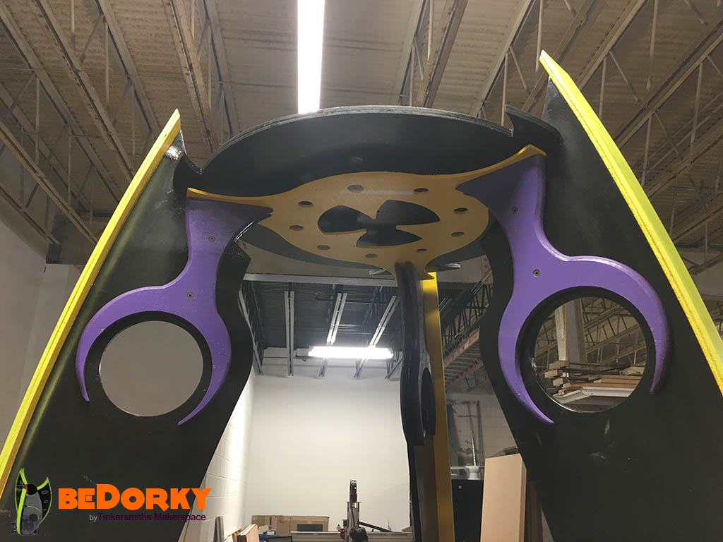 Assembling the Dorkpod Ceiling Rings in Charlottesville Virginia