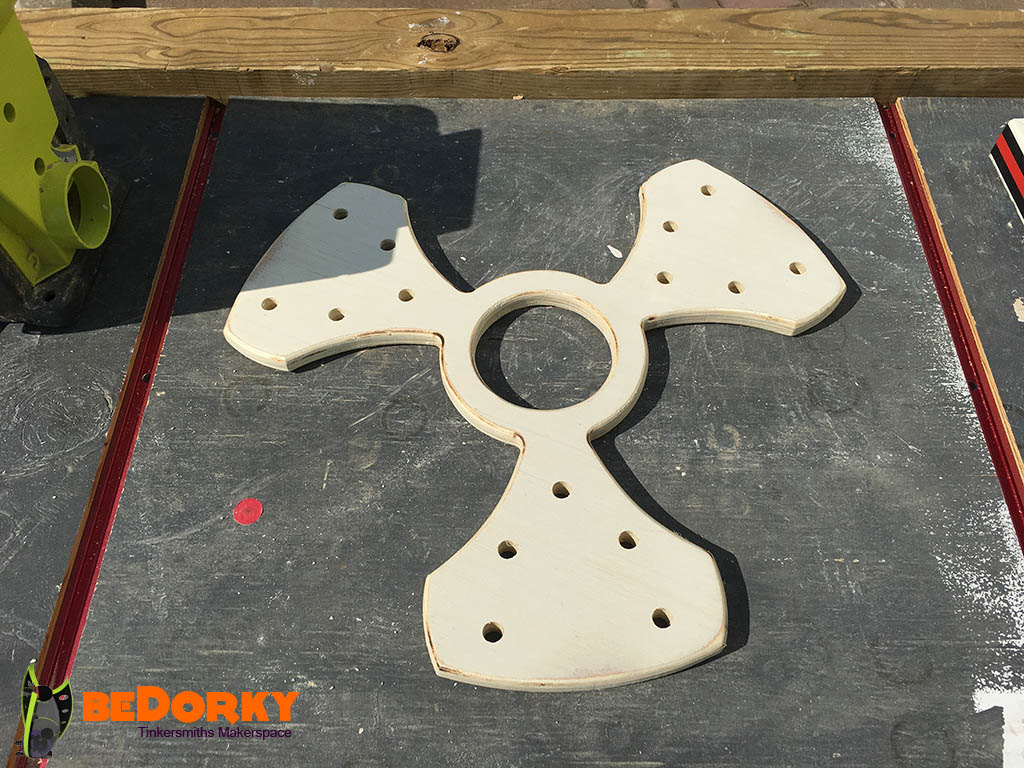 Dorkpod Lift Jig Edged with Router