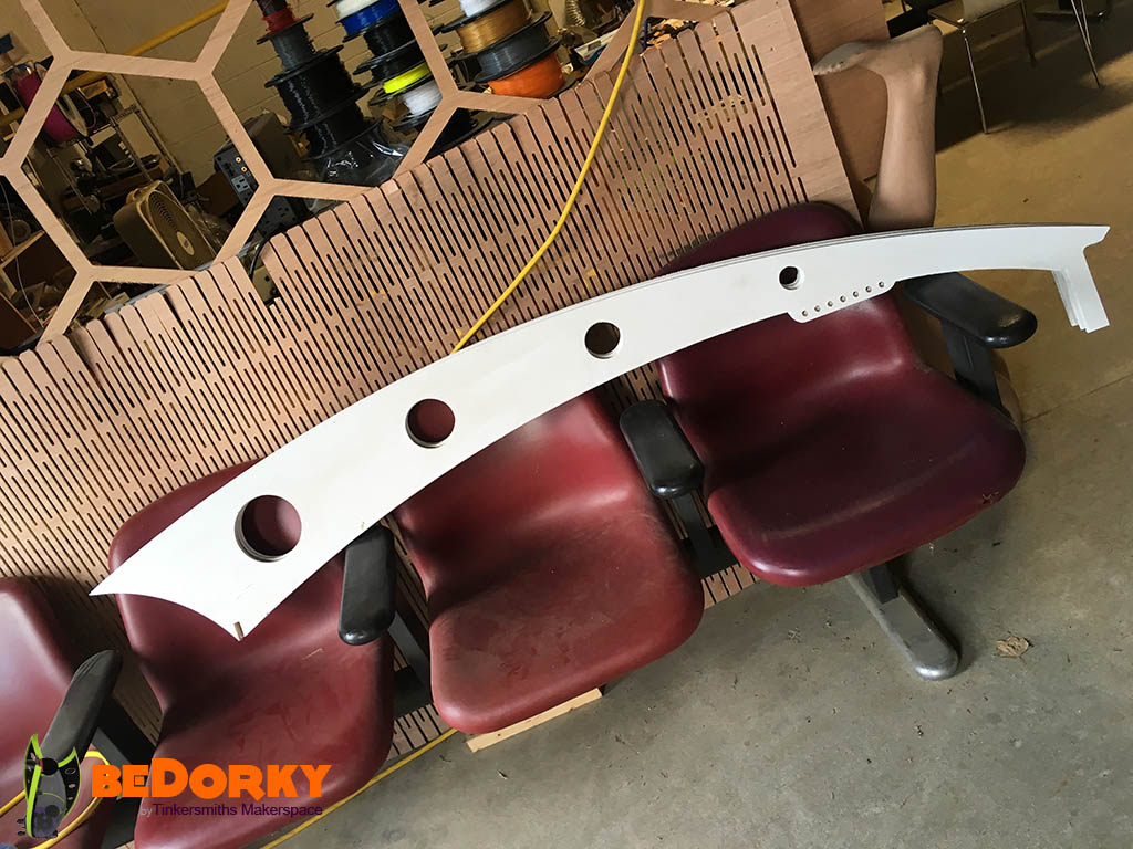 Dorkpod Primed CNC Side Wings in Charlottesville Virginia