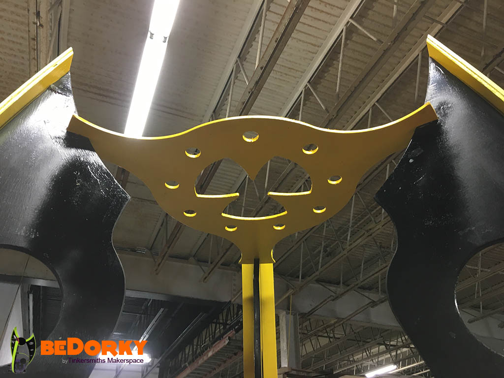 Assembling the Dorkpod Ceiling Rings in Charlottesville Virginia