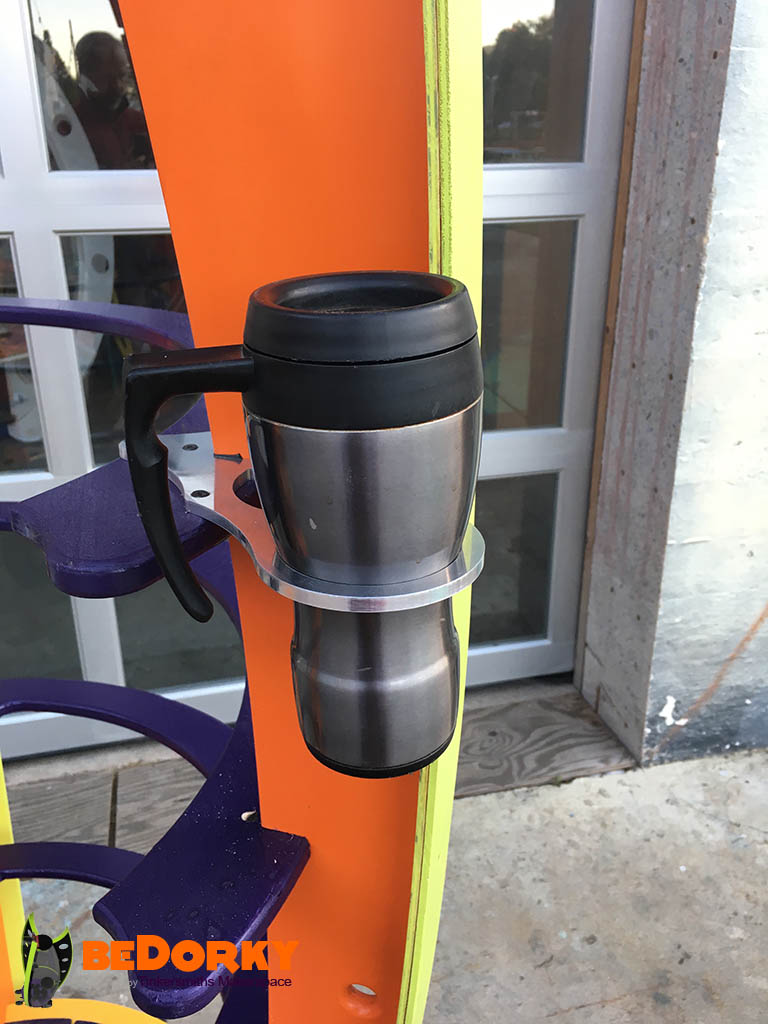 CNC Milling and Installing the Aluminum Cup Holder Bracket